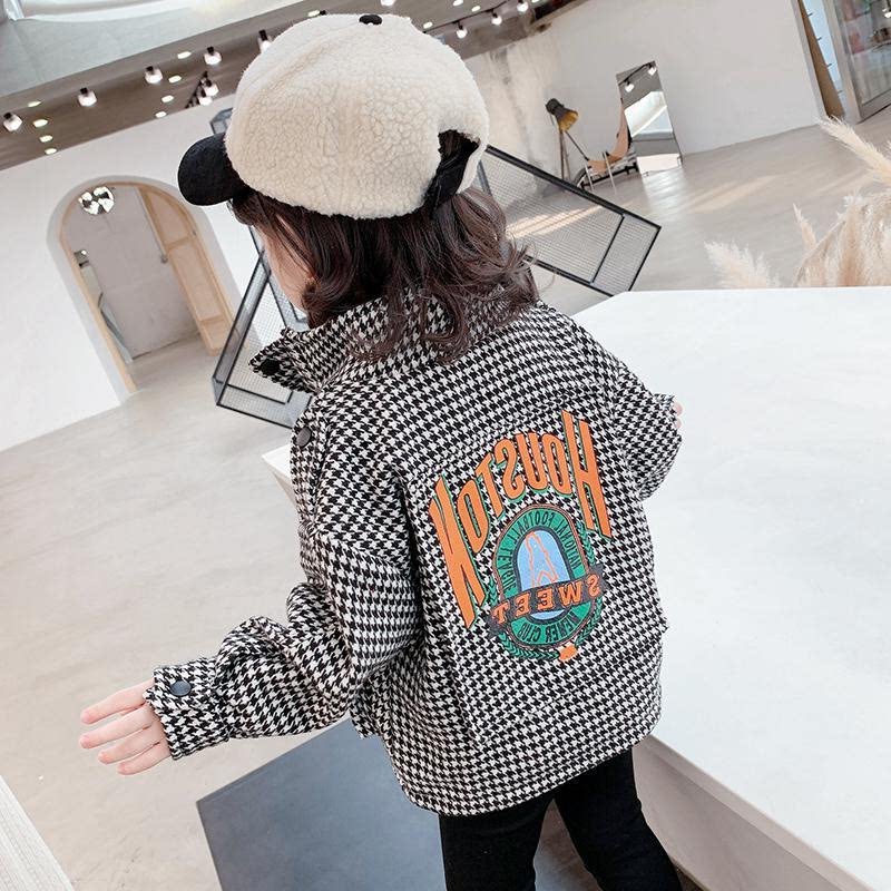 Girl Spring Autumn Jacket 2022 Windsuit Children Autumn Clothes Girl Foreign Blouse Blouse Baby Plaid Trendy 100 Hitch Jacket