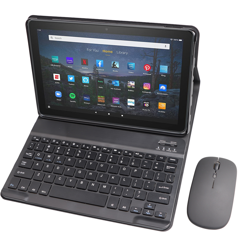 Suitable for Amazon Fire Hd10 10Th Generation/11Th Generation Protective Case with Bluetooth Keyboard and Mouse Hd10Plus Full-Cover Soft Shell Tablet 10.1inch Leather Case Anti-Fall Stand Suitable for Amazon Fire Hd10 10Th Generation/11Th Generation Protective Case with Bluetooth Keyboard and Mouse Hd10Plus Full-Cover Soft Shell Tablet 10.1inch Leather Case Anti-Fall Stand