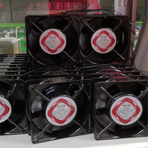 Distribution box main shell small exhaust fan square cooling fan 12*12