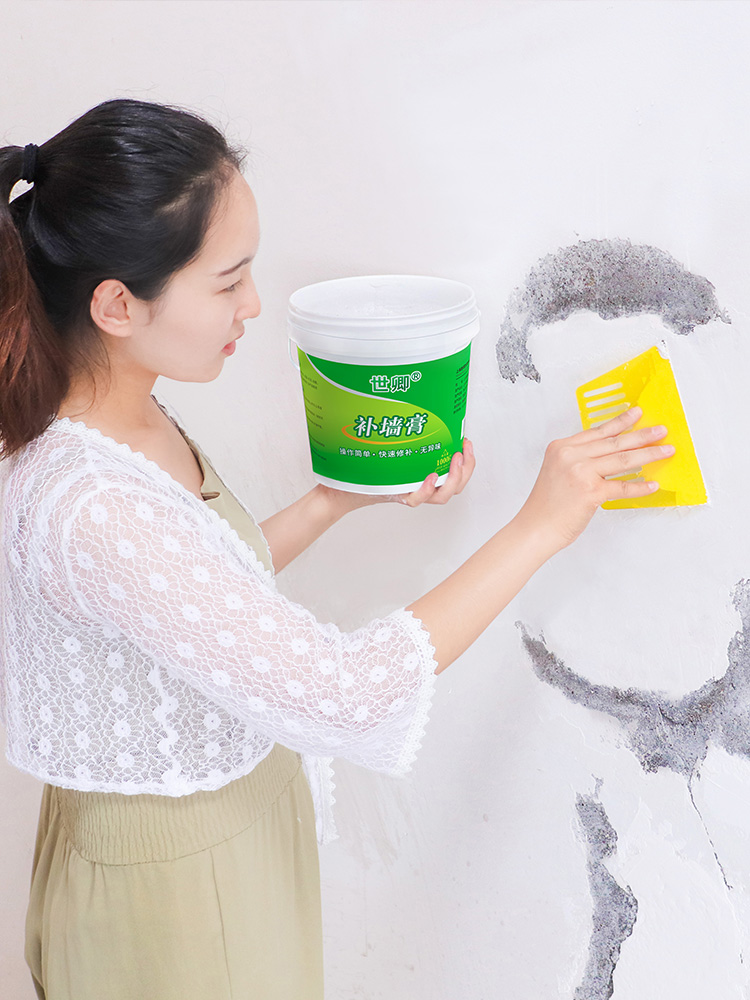 <!--补墙膏墙面修补白色涂料墙壁修复防水防潮腻子膏家用刮大白修补膏-->