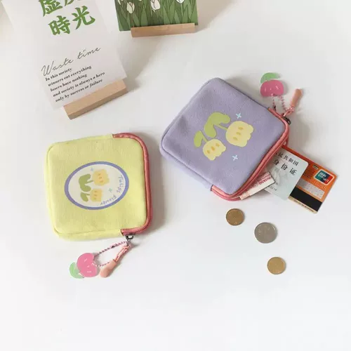 Симпатичные девушки монета весна лето простой кошелек тюльпана Wome