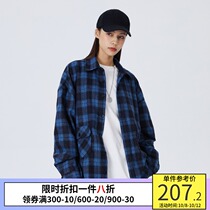 PSO Brand plaid shirt men long sleeve Spring and Autumn Tide Brand port style retro check shirt couple jacket