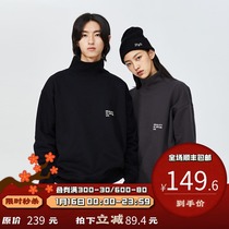 PSO Brand high neck sweater mens and womens loose jacket autumn and winter 2020 new fashion Brand lovers