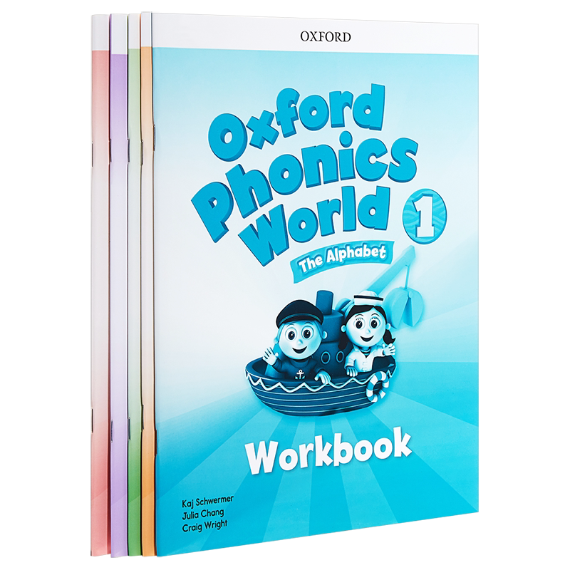新版牛津幼兒英語自然拼讀世界練習簿L1~5練習簿5冊英文原版Oxford