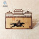Taipei National Palace Museum Cultural and Creative Painting Magnet Dang Kou Figure Refrigerator Magnet Architectural Art Metal Magnet Travel Commemorative Creative
