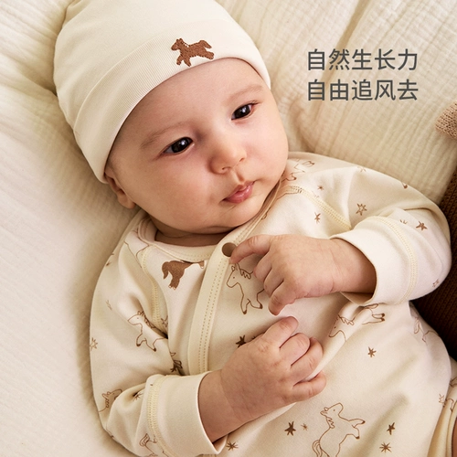 考拉鼻鼻 Пони для новорожденных, мягкое дышащее боди, органический хлопок