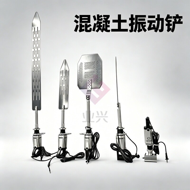 Defoaming Shovel for High-Speed Rail Construction Project Surface Processing, High-Frequency Vibration Handheld Concrete Vibrating Defoaming Shovel