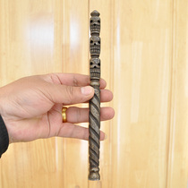 Nepals pure handmade Heavenly Iron Rod Master Vajra and Demon-Conquering Heavenly Iron Rod Vajra and Demon-Conquering Heavenly Iron Rod Vajra length 24cm