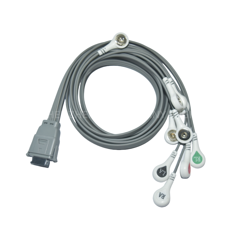 兼容博英BI6612/6803/6812 BI-9800 BI9000动态心电导联线10导