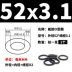 Vòng đệm chữ O bằng cao su flo màu đen đường kính ngoài 41-60-80-100* đường kính dây 3,1mm chịu áp lực, chống mài mòn và chịu nhiệt độ cao các loại phớt thủy lực phớt cao su thủy lực 