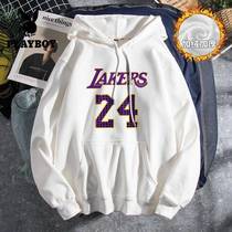Kobe Memorial 24 Head T Shirt Hat Couple Basketball Games Men and Women Couple plus thickening 1