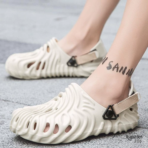 Модные летние пляжные слайдеры для отдыха, тапочки, туфли