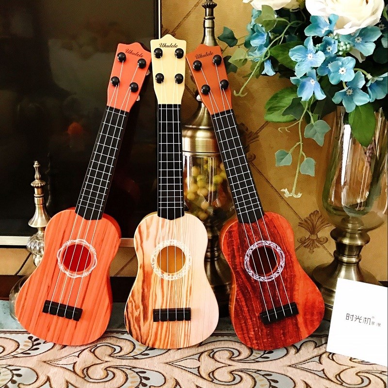 Children's music small guitar can play medium Ukulele simulation musical instrument piano Male and female baby toys 3-12 years old