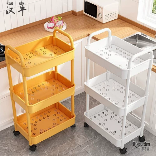 Многослойная тележка для спальни, детская система хранения для новорожденных