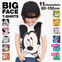 Export Japan BABY DOLL mens and womens childrens baby cotton summer short-sleeved half-sleeve T-shirt top base shirt tide