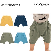 Childrens shorts Boys wear summer clothes thin casual mesh five-point pants new baby big pp pants Qianqiu home
