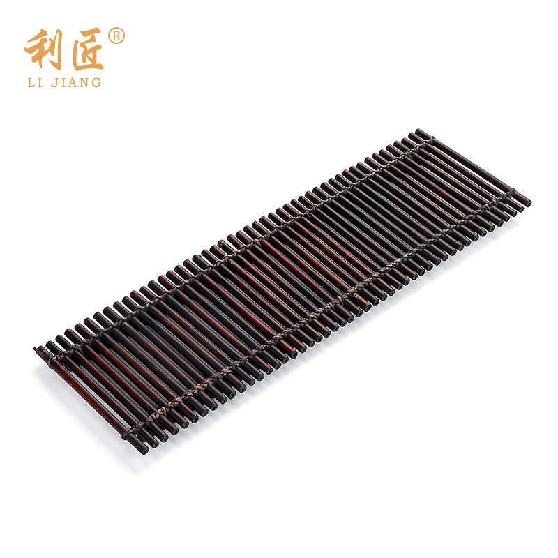 Lee Carpenter bamboo tea tray Dry tea tray Simple tea tray Small Japanese travel Bong single layer heavy bamboo tea table Tea Sea tea house