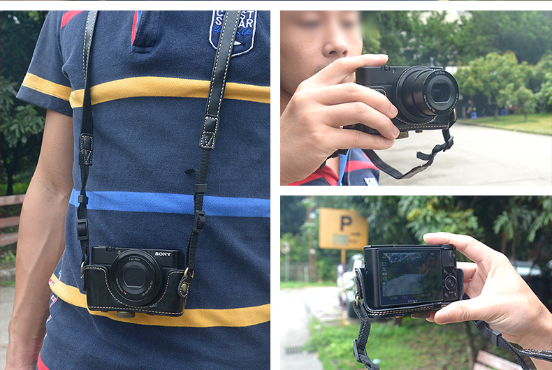 Sony Black Card 4 5 6 Túi máy ảnh RX100II RX100M6 M2 M3 M4 M5 WX500 Gói RX100 - Phụ kiện máy ảnh kỹ thuật số túi máy ảnh mirrorless
