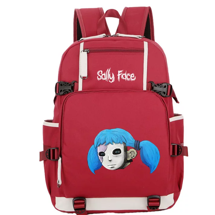 艾登森 Sally Face Bag Stupid Face Game Peripheral Anime Cartoon Export Primary and Middle School Student Backpack