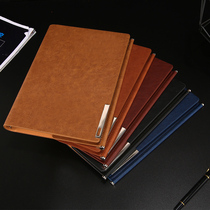 A5 business loose-leaf notebook stationery thickened student leather diary portable small book manual gift set book travel hand account book creative office notepad customization