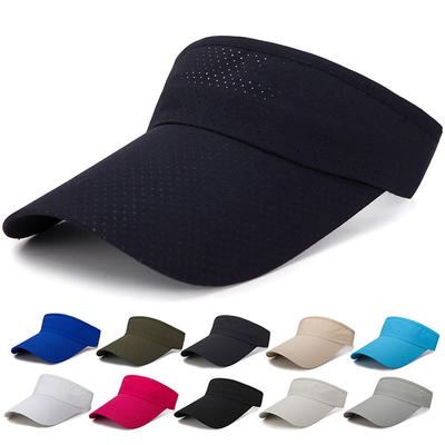 Women's summer hollowed-out hats for sun protection and sun protection, versatile sports caps without tops, baseball caps, and men's tennis caps