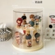 Кремовый желтый бак вращается [Bubble Mart Display Stand]