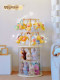 Star Man Display Box Rotating Transparent Blind Box Storage Display Stand Bubble Mart Vinyl Pendant Doll Display Cabinet