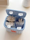 Desktop cotton swab storage box wall hanging household high-value toothpick storage box dental floss can 2025 new automatic pressing