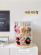 Light Weaving Garden Pendant Display Box Rotating Transparent Blind Box Storage Display Stand Doll Figurine Toy Display Cabinet