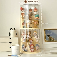 Две сливочные желтые установки [Bubble Mart Display Rack] Бесплатно для установки