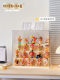 Star Man Display Box Transparent Ladder Blind Box Storage Display Stand Acrylic Bubble Mart Figure Display Cabinet