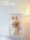 Labubu Zimomo Archangel Display Box Transparent Bubble Mart Labubu Big Boss Roman Column Display Cabinet