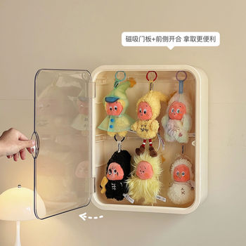 Star Man Display Box Wall-Mounted Transparent Acrylic Bubble Mart Plush Toy Doll Pendant Figurine Display Cabinet