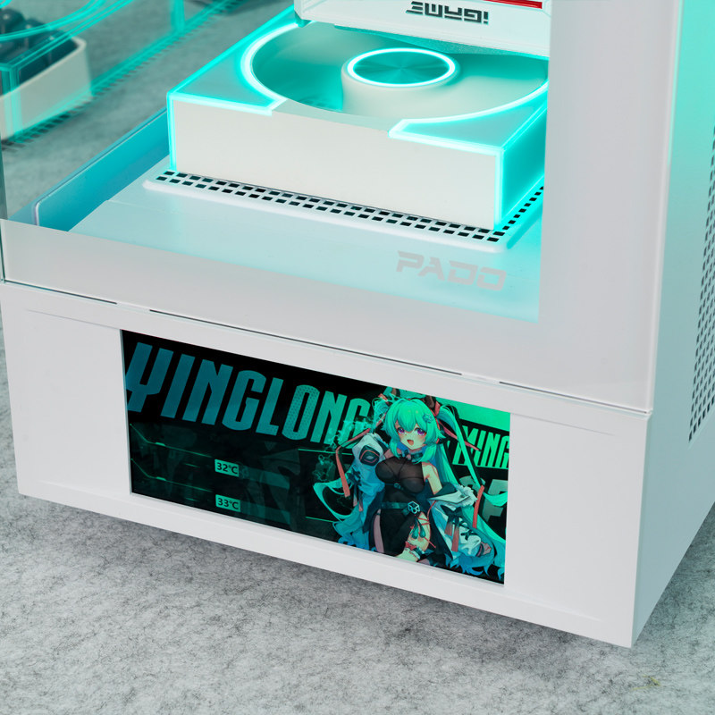 Peninsula Iron Box Yinglong Cangming Screen Display Edition Sea View Room Fish Tank Case Desktop Computer with Screen Case Gaming Water Cooling