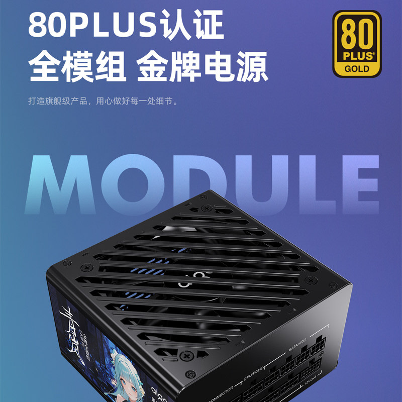 Patriot Qinglan Ek750W Gold Medal Full Modular Computer Power Supply Rated 650W Power Supply Xingcan Ev850W