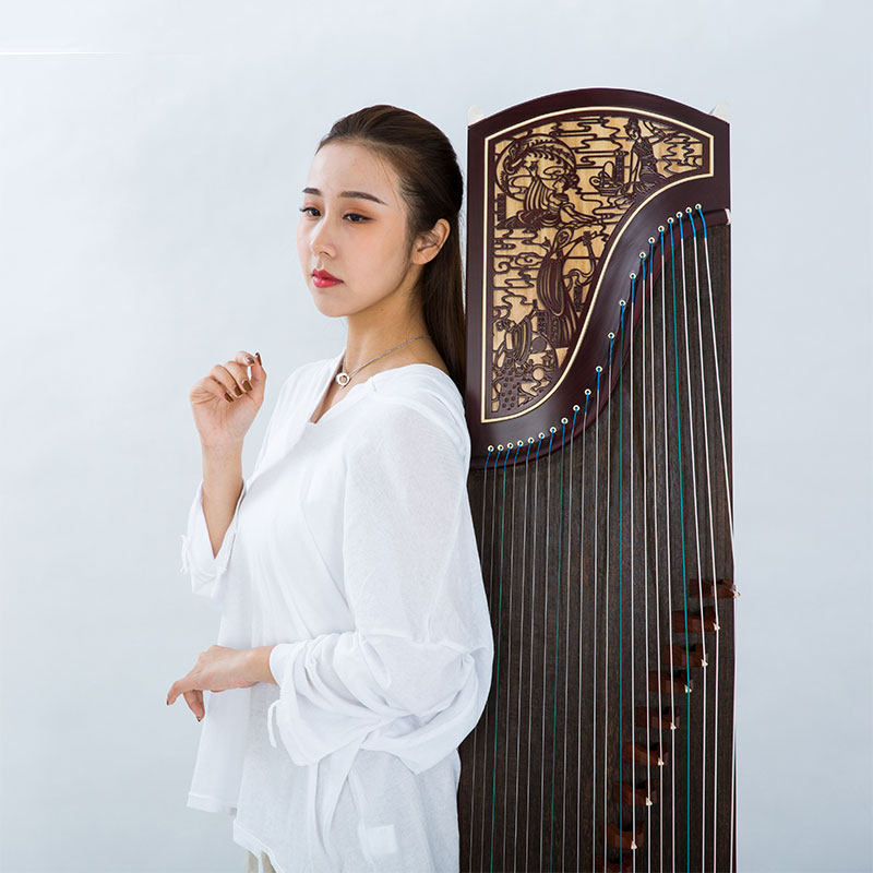 Yarun Beginners Entry Examination Guzheng Professional Playing Instrument Yangzhou Manufacturer Zhitong Solid Wood Piano Stores Available