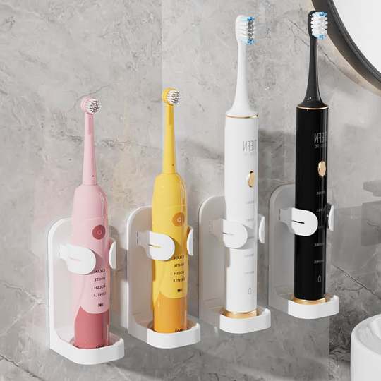 Zhuguan electric toothbrush holder without punching wall-mounted toothbrush rack bathroom toothbrush storage base toothbrush storage
