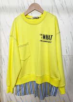 MMC224 OBB cotton letter printing fake two cotton vests