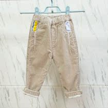 (MMF329) Seven-stretch corduroy fleece trousers