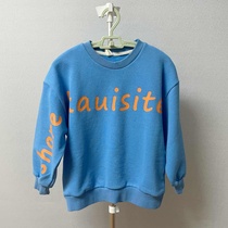 (MMC99) Wood One-piece Velvet Letter Printed Wear