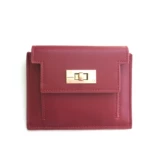 Бумажник, короткая тонкая ретро красная сумка через плечо, кошелек с молнией, ручка для водительских прав, маленькая сумка клатч, изысканный стиль