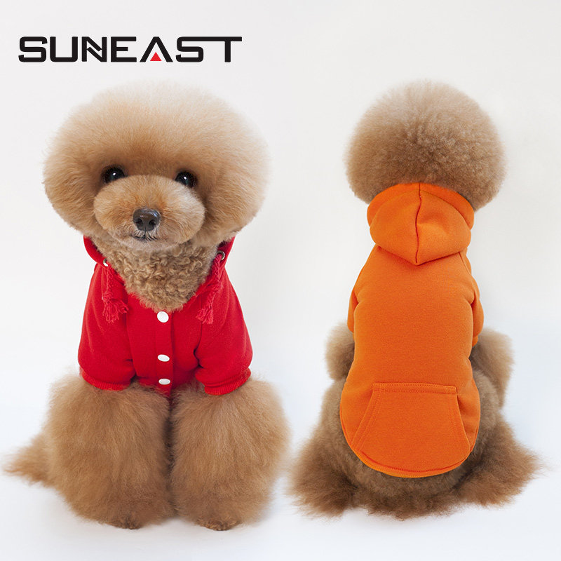 Puppies Pet Fadou Puppies Clothes Teddy Fadou Bears VIP Leisure Thick Cotton Autumn Dress Small Dog Clothes