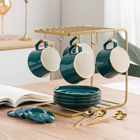 Зеленое кольцо 4 чашки (отправляет ложку полки) общую сумку