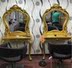 Châu Âu retro vẻ đẹp salon tóc salon salon đồ nội thất trang điểm tiệm hớt tóc gương phòng tắm gương đôi bàn - Hair Salon / Nội thất làm đẹp Hair Salon / Nội thất làm đẹp