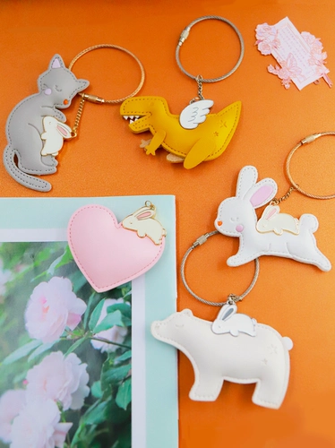 Полиуретановый брелок, милая подвеска, мультяшный динозавр, Южная Корея, полярный медведь