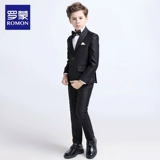 Детский костюм для мальчиков, жилет, комплект, пианино, наряд для музыкальных выступлений, платье, благородный крой