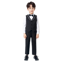 Luo Meng childrens suit suit boy dress flower girl small suit boy piano performance suit host British style