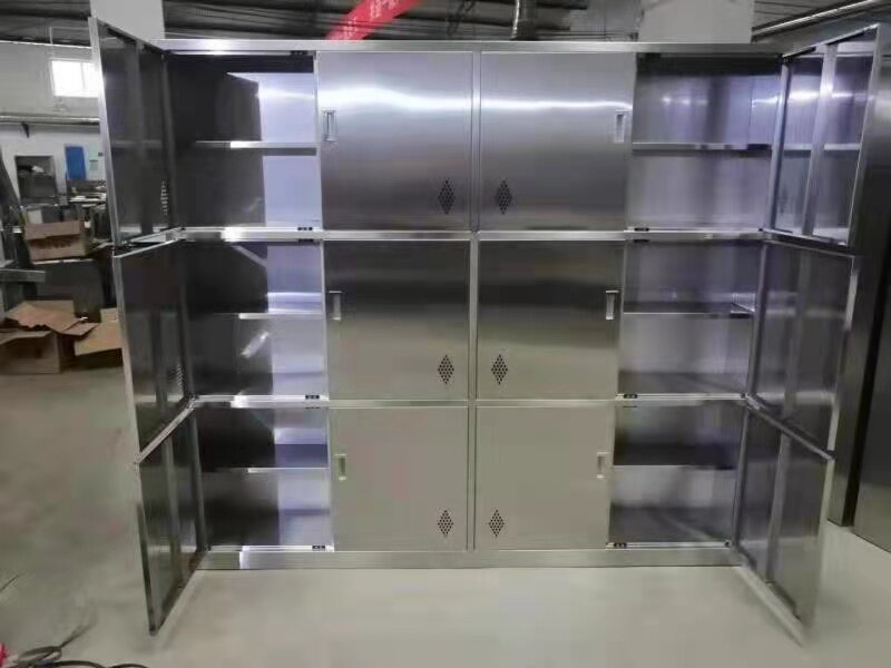 定制201/304不锈钢12门员工加厚更衣柜家用多层带锁储物柜收纳柜