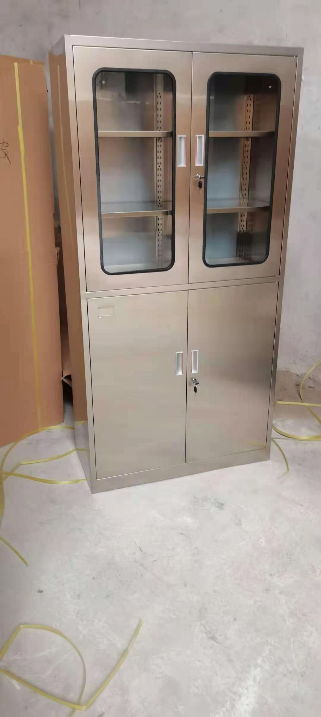 厂家定做201/304不锈钢玻璃门器械柜药品柜医用手术无菌柜展示柜