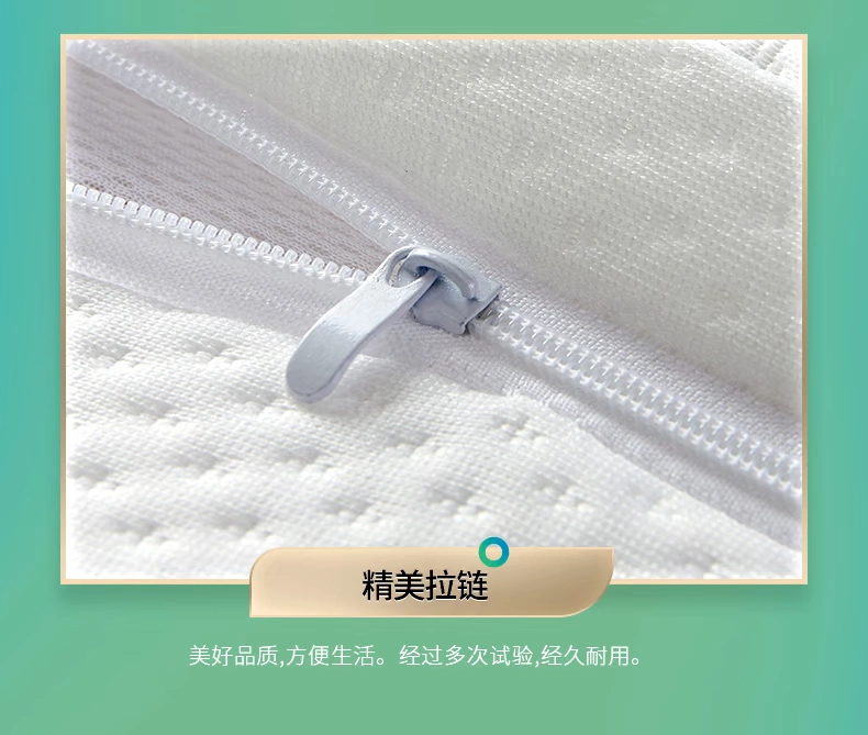 Nam cực gối bảo vệ gối cao su Thái Lan Gối cổ tử cung Cặp trẻ em Bộ nhớ duy nhất Gối Toàn bộ hộ gia đình - Gối